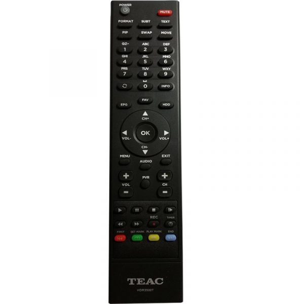 teac remote conrtol hdr3500t