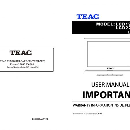TEAC LCD198HDM 228HDM User Manual