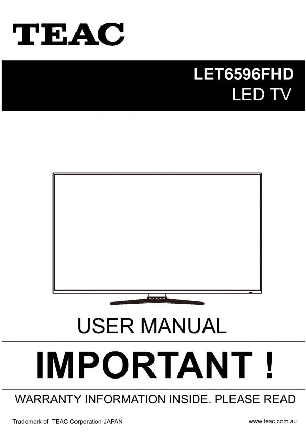 TEAC LET6596FHD_User_Manual
