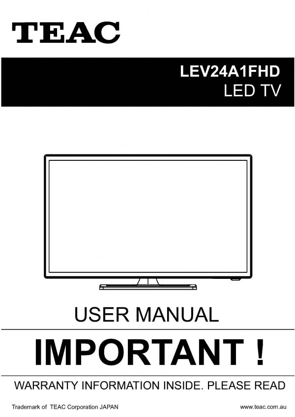 TEAC LEV24A1FHD_User_Manual