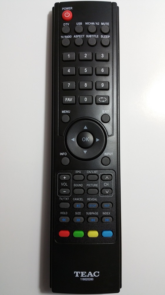 TEAC Remote Control 1182020260